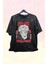 Unisex Yuji Itadori Jjk Eskitme Tişört, Oversize Anime Baskılı Yıkamalı T-Shirt 1