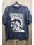 Unisex The Exploited Baskılı Yıkamalı Tişört, Oversize Rock-Metal Baskılı Retro T-Shirt 1