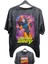Unisex Jean Grey Baskılı Yıkamalı Tişört, Oversize Marvel Comics Baskılı Retro T-Shirt 1
