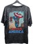 Unisex Captain America Baskılı Yıkamalı Tişört, Oversize Marvel Comics Baskılı Vintage T-Shirt 2