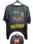 Unisex Shocker Baskılı Yıkamalı Tişört, Oversize Marvel Comics Baskılı Eskitme T-Shirt 1