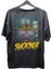 Unisex Shocker Baskılı Yıkamalı Tişört, Oversize Marvel Comics Baskılı Eskitme T-Shirt 2