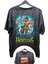 Unisex Hercules Baskılı Yıkamalı Tişört, Oversize Marvel Comics Baskılı Eskitme T-Shirt 1