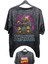 Unisex Thanos Baskılı Yıkamalı Tişört, Oversize Marvel Comics Baskılı Eskitme T-Shirt 1