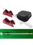 100X Havuz Cue Stick Ipuçları Yüksükler Kırmızı (Yurt Dışından) 3