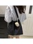 Kore Tarzı Niş Rahat Edebi Kanvas Kova Çanta, Kadınlar Için Moda Büzme Ipli Omuz Çantası, Internet Ünlü Ili Naylon Crossbody Çanta (Yurt Dışından) 3