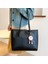 Kadın Yüksek Kapasiteli Tote Çanta Deri Bayan Omuz Çantası Handbags (Yurt Dışından) 3