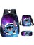 Büyük Kapasiteli Stitch Sırt Çantası Üç Parçalı Set (Yurt Dışından) 1