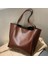 2'si 1 Arada Kadın Yüksek Kapasiteli Tote Çanta Deri Bayan Omuz Çantası Handbags Clutch (Yurt Dışından) 5