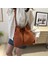 Kore Tarzı Niş Rahat Edebi Kanvas Kova Çanta, Kadınlar Için Moda Büzme Ipli Omuz Çantası, Internet Ünlü Ili Naylon Crossbody Çanta (Yurt Dışından) 5