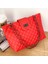 Bayan Tote Çanta Deri Kadın Yüksek Kapasiteli Omuz Çantası Zincir Handbags (Yurt Dışından) 5