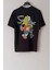 Yüksek Kalite Simpsons Game Baskılı Unisex Oversize T-Shirt 1