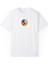 Şaşkın Emoji Tasarım Baskılı Beyaz Basic Tshirt 1