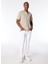 Normal Bel Slim Fit Beyaz Erkek Denim Pantolon L719E6361312 Luke Jean Pantolon 1