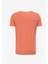 Bisiklet Yaka Baskılı Kırmızı Erkek T-Shirt 24EU1M0F016P400_T-SHIRT 4