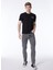 Normal Bel Normal Gri Erkek Denim Pantolon 24EU1P02SL26021_5-POCKET Pants 1