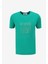 Bisiklet Yaka Baskılı Yeşil Erkek T-Shirt 24EU1P0F014P400_T-SHIRT 3