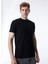 Bisiklet Yaka Siyah Erkek T-Shirt 755020542221 1