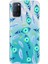 Oppo A92 ile Uyumlu 1mm Slim Fit Nazar Boncuğu 3 Baskılı Şeffaf Silikon Kılıf 1