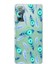 Samsung Galaxy S20 Fe ile Uyumlu 1mm Slim Fit Nazar Boncuğu 3 Baskılı Şeffaf Silikon Kılıf 1