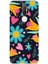 Oppo A5 2020 ile Uyumlu 1mm Slim Fit Retro Colors 1 Baskılı Şeffaf Silikon Kılıf 1