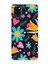 Samsung Galaxy A31 ile Uyumlu 1mm Slim Fit Retro Colors 1 Baskılı Şeffaf Silikon Kılıf 1