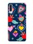 Samsung Galaxy A50S ile Uyumlu 1mm Slim Fit Retro Colors 3 Baskılı Şeffaf Silikon Kılıf 1