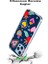 Samsung Galaxy A50S ile Uyumlu 1mm Slim Fit Retro Colors 3 Baskılı Şeffaf Silikon Kılıf 3