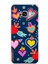 Samsung Galaxy S8 ile Uyumlu 1mm Slim Fit Retro Colors 3 Baskılı Şeffaf Silikon Kılıf 1