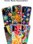 Samsung Galaxy S20 ile Uyumlu 1mm Slim Fit Retro Colors 3 Baskılı Şeffaf Silikon Kılıf 4
