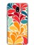 Samsung Galaxy J4 ile Uyumlu 1mm Slim Fit Retro Colors 5 Baskılı Şeffaf Silikon Kılıf 1