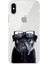 Apple iPhone Xs ile Uyumlu 1mm Slim Fit Köpek 2 050F Baskılı Şeffaf Silikon Kılıf 1
