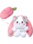 Kawaii Squishy Sevimli Ters Çevrilebilir Çilek Kedi Zip Peluş'a Dönüşür, ve Kız Arkadaşı Hediyesi Için Çilek Stuffie'de Komik Peluş Oyuncak (Yurt Dışından) 1