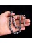 Zirkon Taşlı Gümüş Püsküllü Karlı Obsidyen Taşı Tesbih 2
