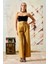 Wide Leg Viscon Pantolon Safran 1