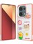 Xiaomi Poco M6 Pro 4g Uyumlu Sah Kılıf Parlayan Simli Kabartma Figürlü Zore Cevze Kapak-Pembe 1