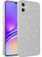 Bilişim Aksesuar Galaxy A05 Uyumlu Sah Kılıf Kamera Korumalı Simli Lüks Zore Koton Kapak-Pembe 5