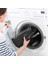 | Banyo Duş Için Vantuzlu Kaydırmaz, Su Drenajlı, Masaj Noktalı Paspas - Mat Siyah - 53X53CM 3