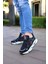 Runner Siyah Kırmızı Ortopedik Günlük Garantili Yürüyüş Koşu Sneaker Spor Ayakkabı RUNNER-1987 1