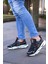 Runner Siyah Kırmızı Ortopedik Günlük Garantili Yürüyüş Koşu Sneaker Spor Ayakkabı RUNNER-1987 2