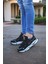 Runner Siyah Kırmızı Ortopedik Günlük Garantili Yürüyüş Koşu Sneaker Spor Ayakkabı RUNNER-1987 3