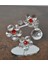 Seta Shine Dalda Elmalı 3lü Çiçek 14*10 cm 2