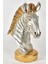 Seta Biblo Zebra Kafası Gold 43*32 cm 1