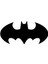 Batman Amblem Sticker-Miyrem Duvar Dekor Sticker-Miyrem 40 x 20 cm 1