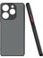Tecno Spark 10 Pro Uyumlu Kılıf Silikon Renkli Şerit Tasarımlı Kamera Korumalı Hux Kapak, Siyah 1