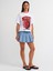 31064 Baskılı Bisiklet Yaka T-Shirt-Beyaz 3