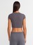 30936 Vücuda Oturan Crop Top-Füme 2