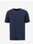 Brooks Brothers Bisiklet Yaka Lacivert Erkek T-Shirt BBSS24MTS015 1