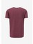 Bisiklet Yaka Jakarlı Bordo Erkek T-Shirt F4SM-TST 0945 2