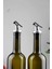 Ahşap Stantlı 3'lü 750 ml Zeytinyağı - Sıvıyağ - Nar Ekşisi Şişesi Set Cam Yağdanlık Seti 2